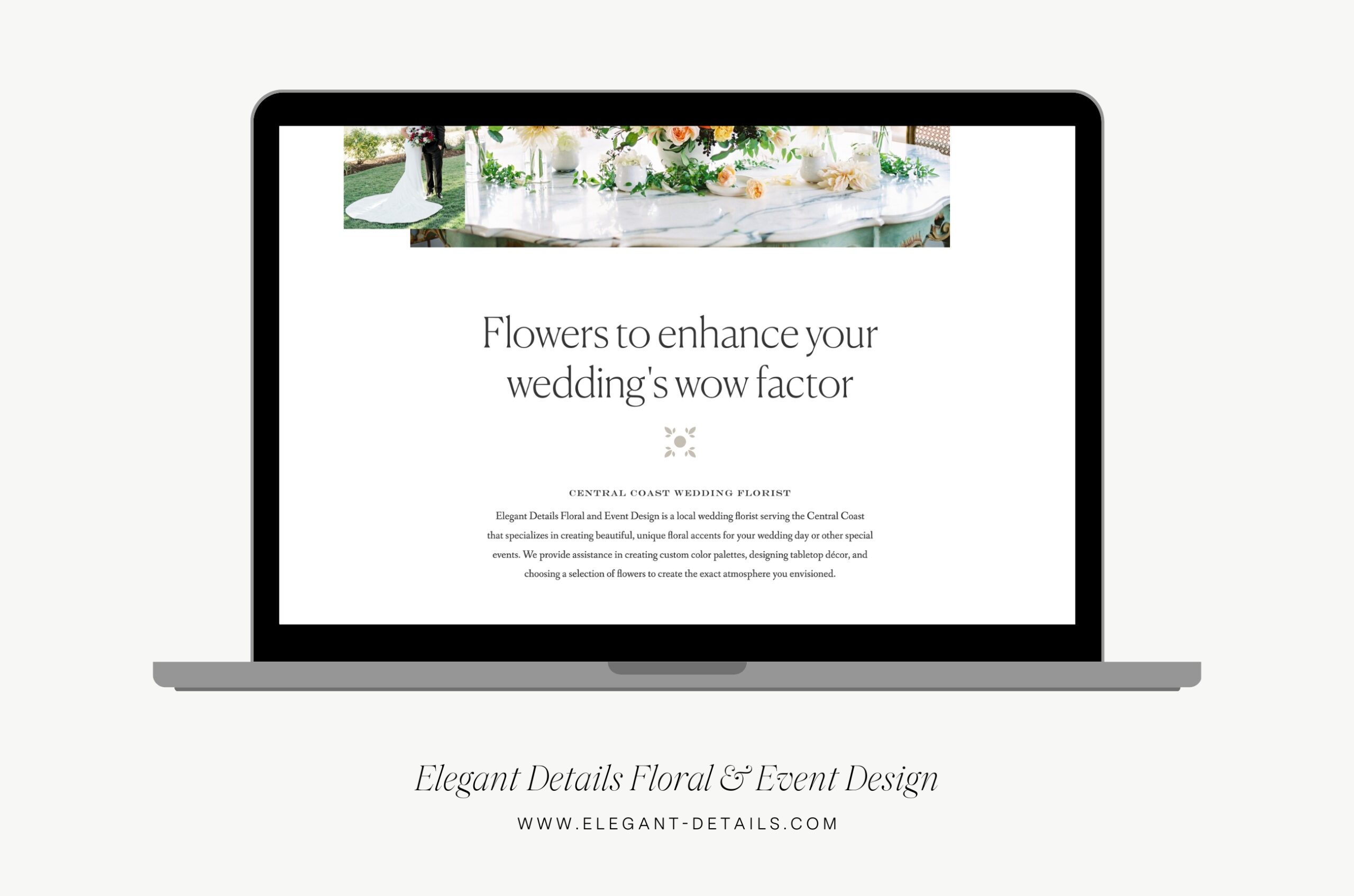 Elegant Details Floral Design Home Page
