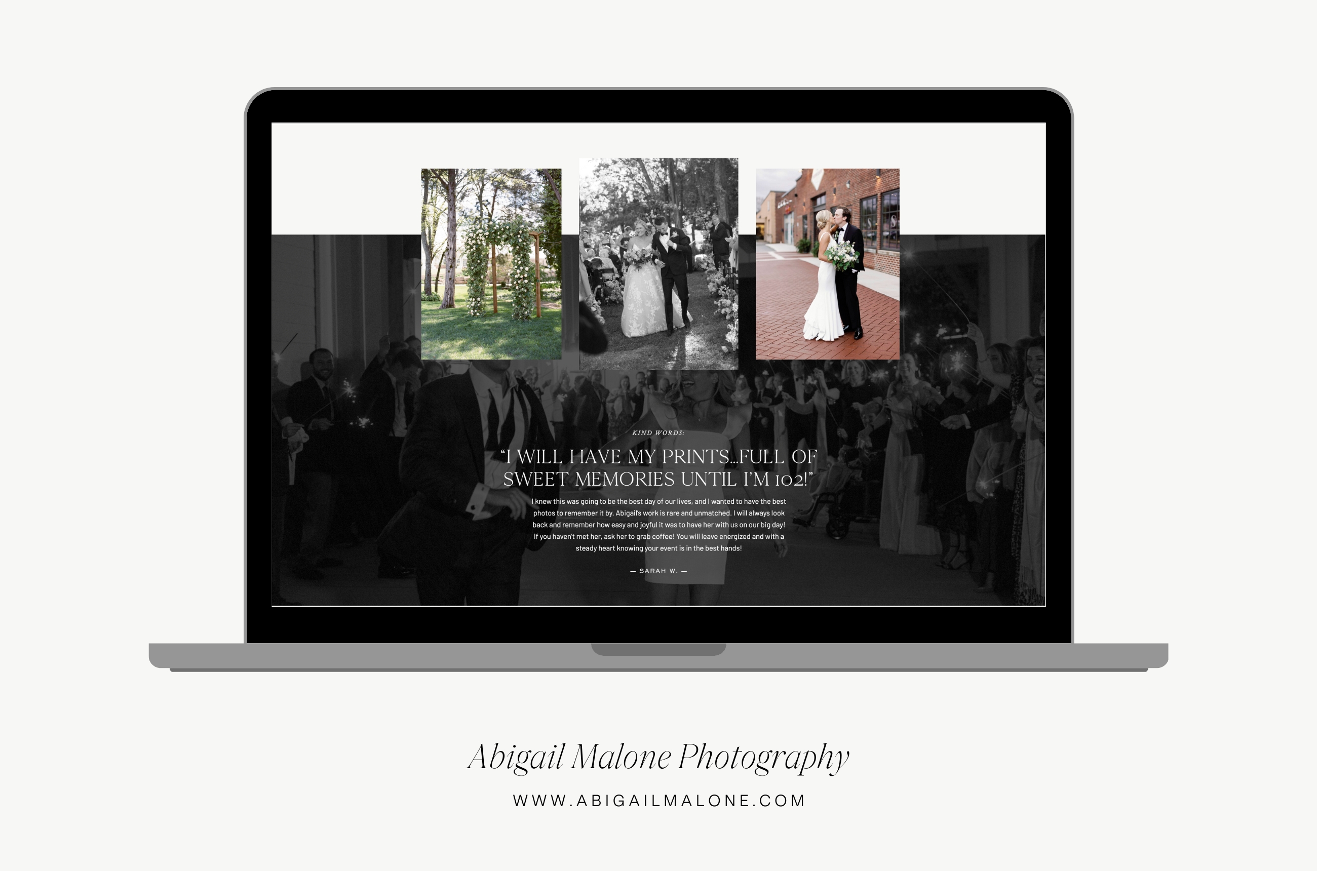 Abigail Malone Photography home page
