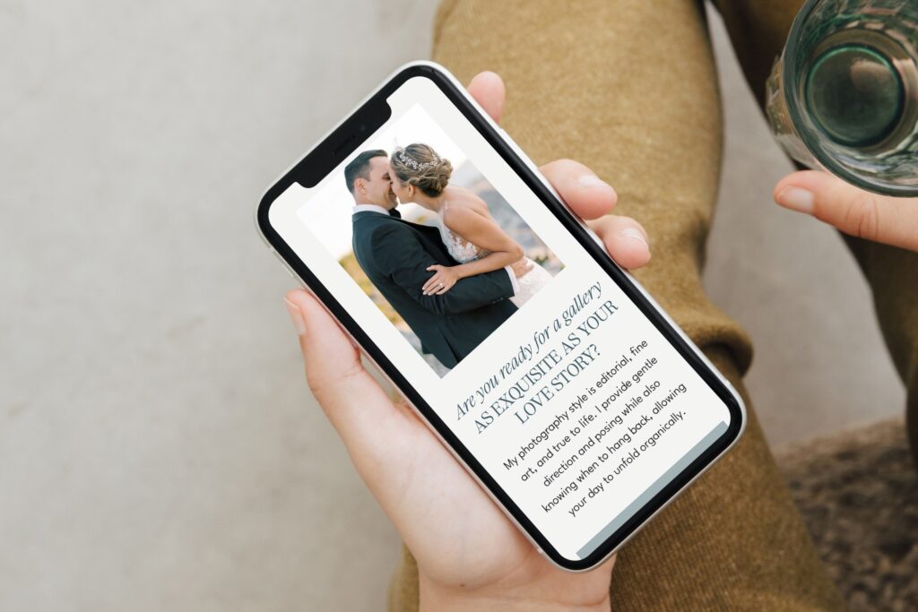 Showit Website Design for New England, Florida Photographer