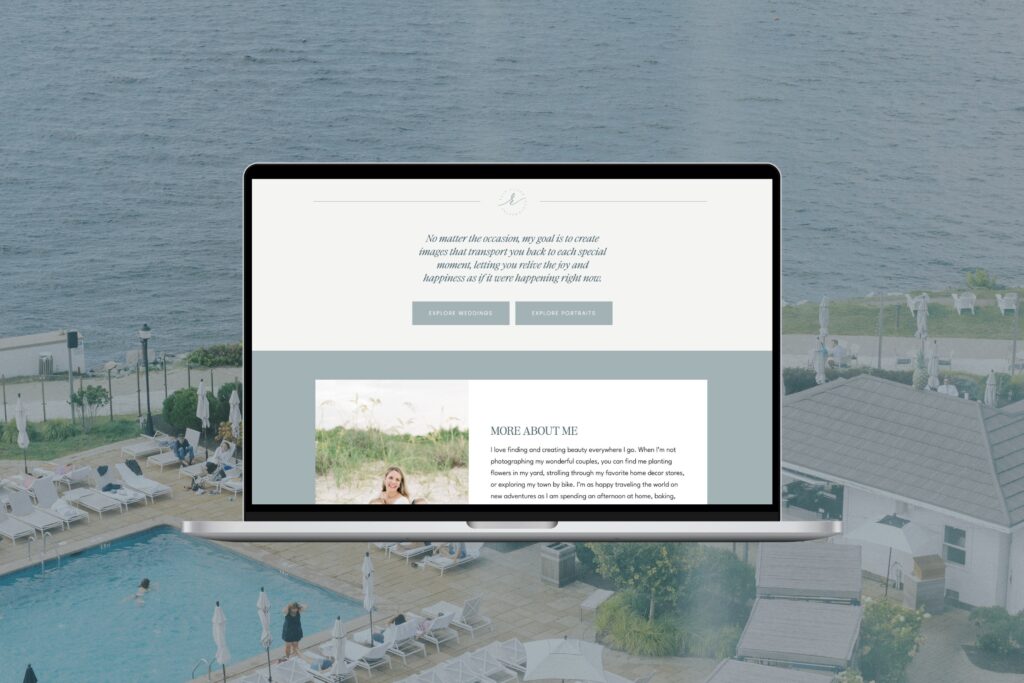 Showit Website Design for New England, Florida Photographer