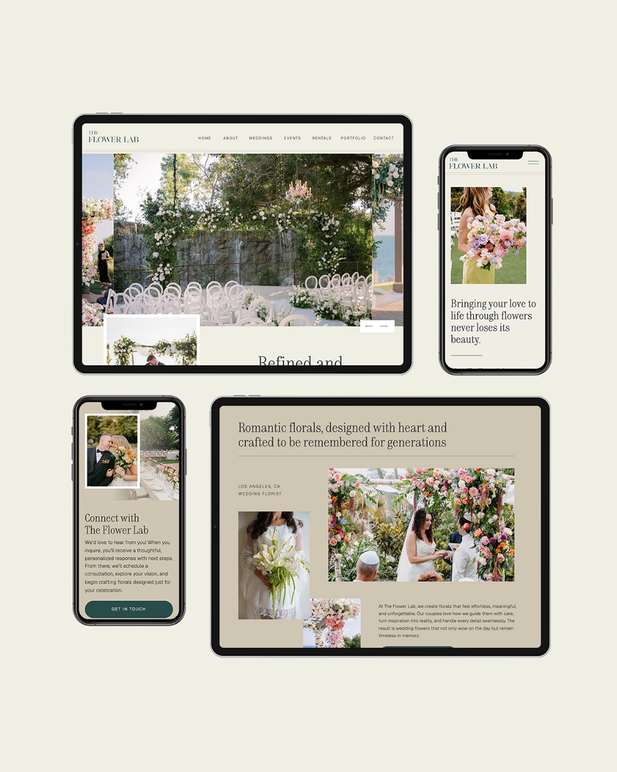 The Flower Lab website