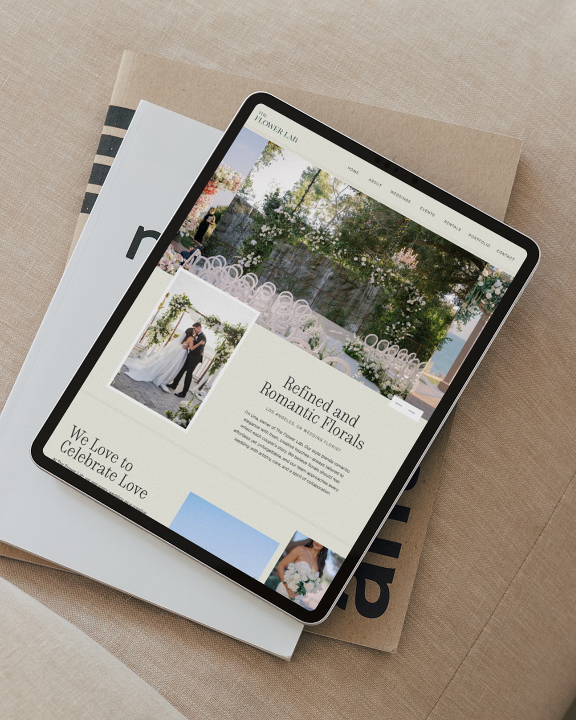 The Flower Lab website